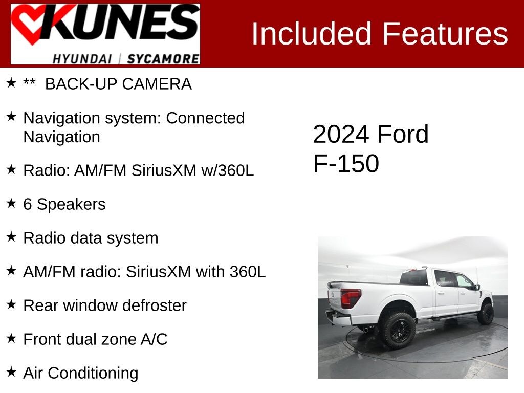 Used 2024 Ford F-150 XLT Truck SuperCrew Cab