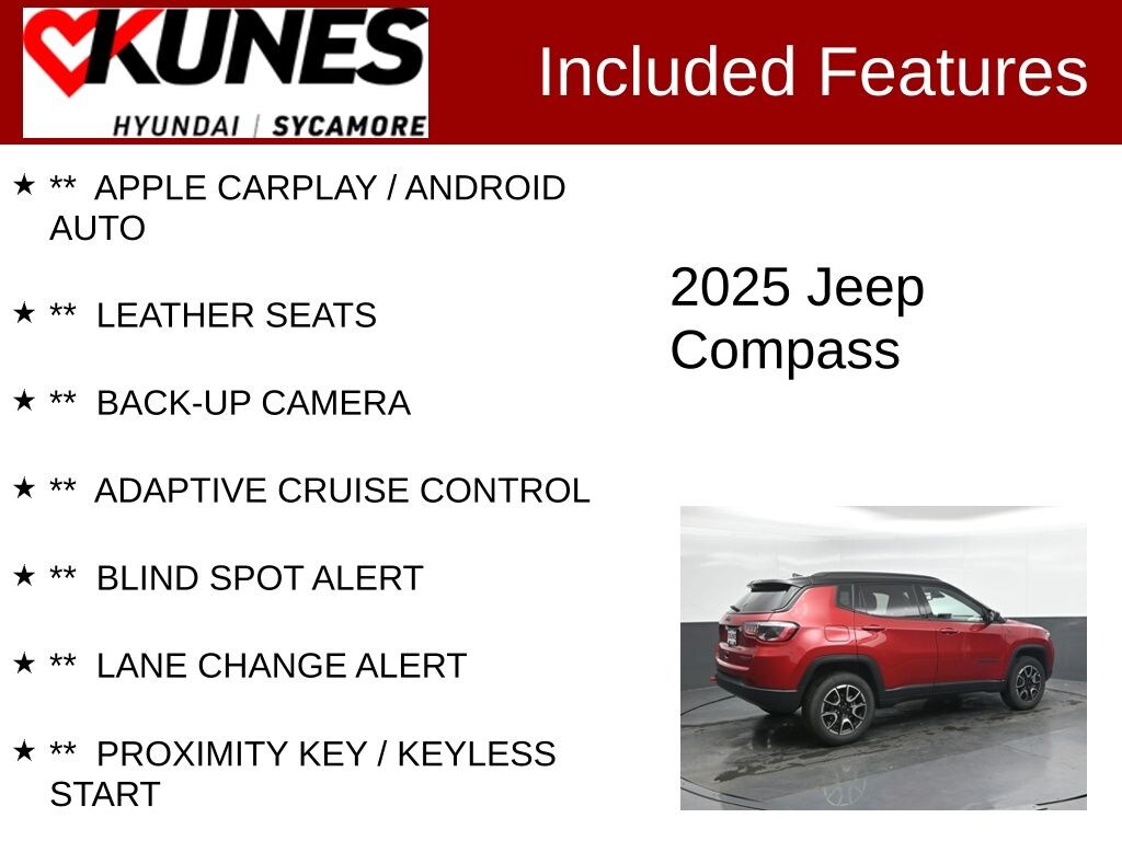 Used 2025 Jeep Compass Trailhawk SUV