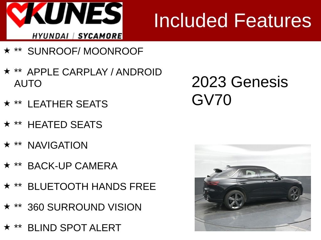 Used 2023 Genesis GV70 3.5T Sport SUV