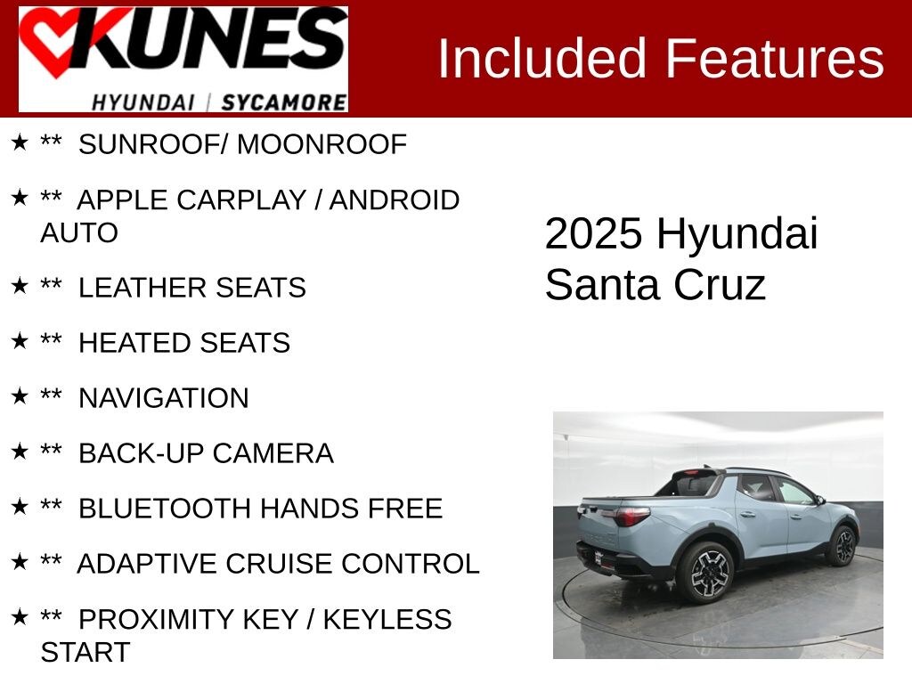 Certified 2025 Hyundai Santa Cruz Limited Truck Crew Cab
