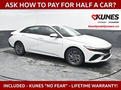 2026 Hyundai Elantra Hybrid Blue Sedan