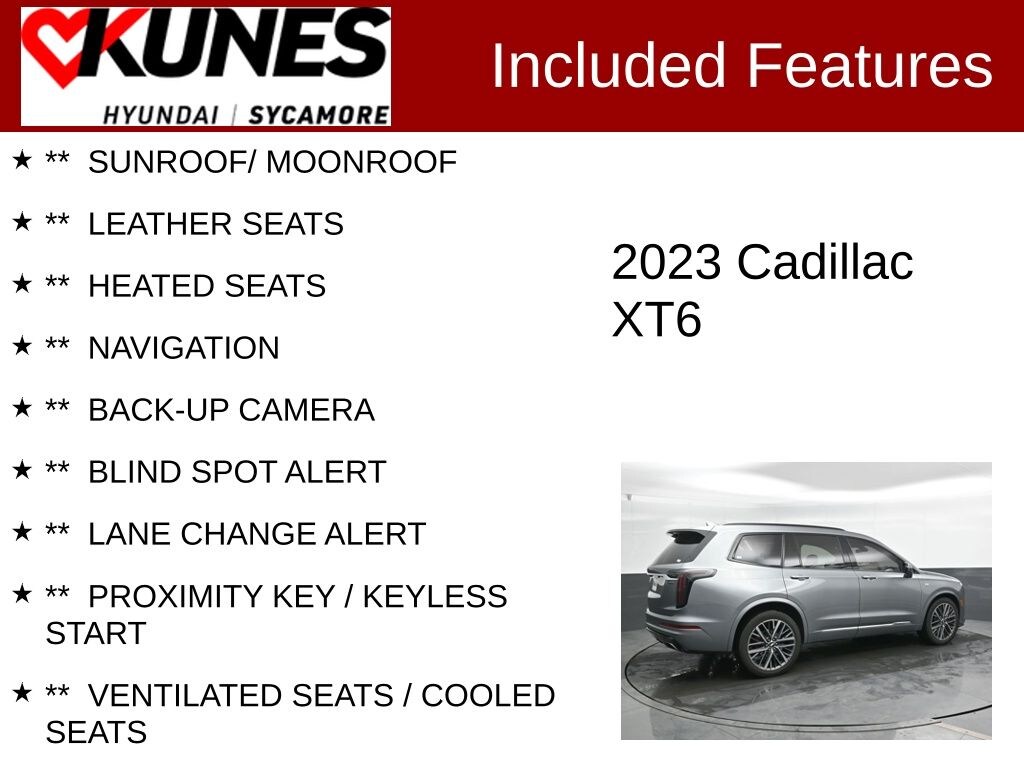 Used 2023 CADILLAC XT6 Sport SUV