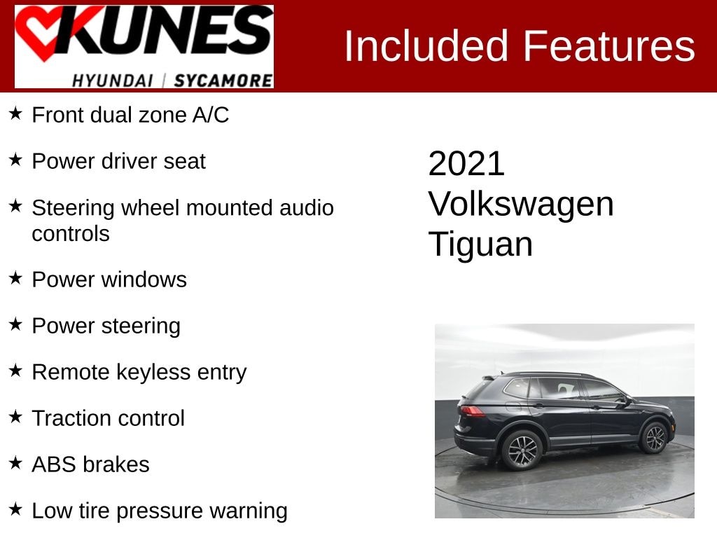 Used 2021 Volkswagen Tiguan 2.0T SUV