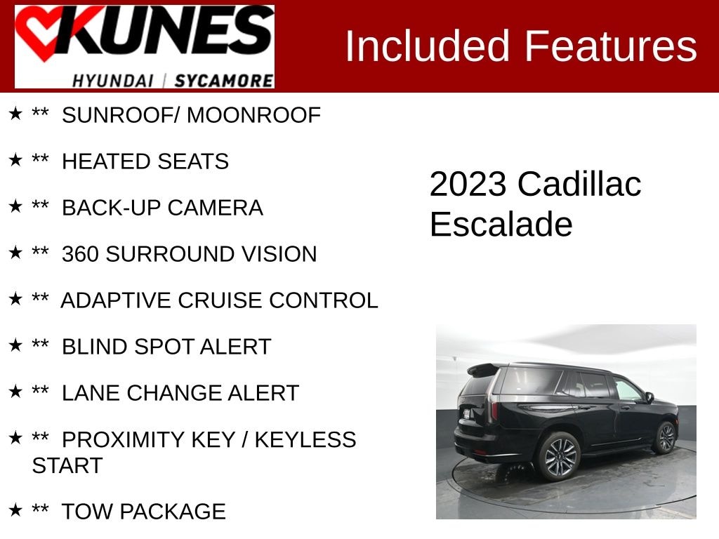 Used 2023 CADILLAC Escalade Sport SUV