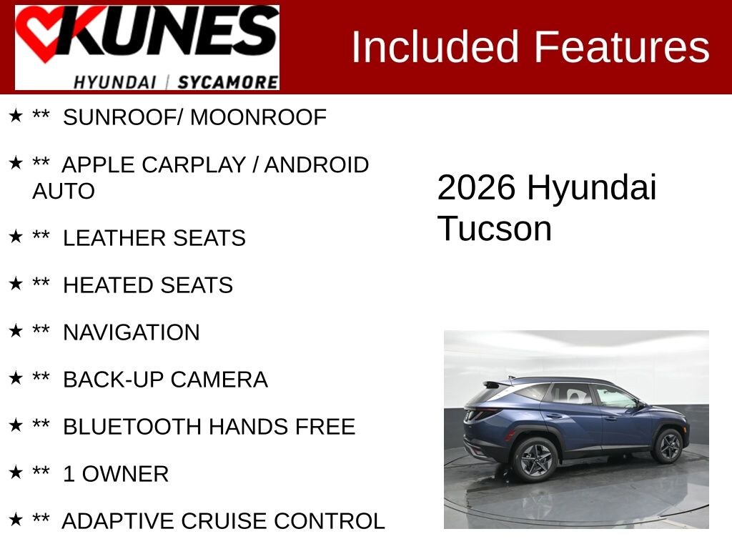 Used 2026 Hyundai Tucson SEL Premium SUV