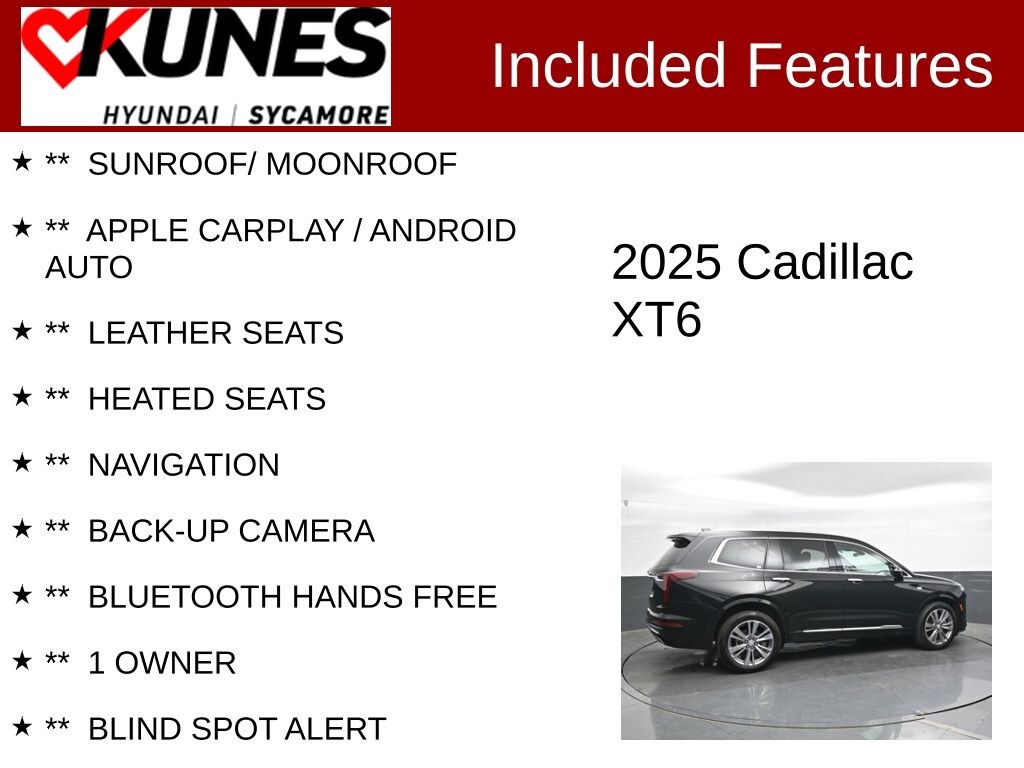 Used 2025 CADILLAC XT6 Premium Luxury SUV