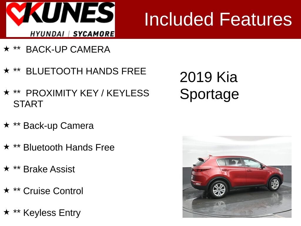 Used 2019 Kia Sportage LX SUV