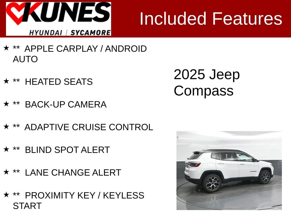 Used 2025 Jeep Compass Limited SUV