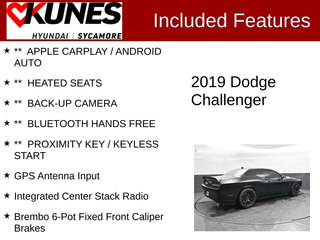 Used 2019 Dodge Challenger R/T Scat Pack Coupe
