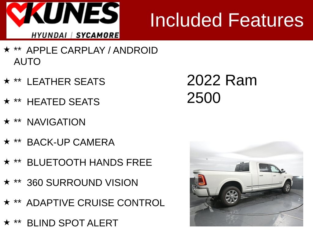 Used 2022 Ram 2500 Limited Truck Mega Cab