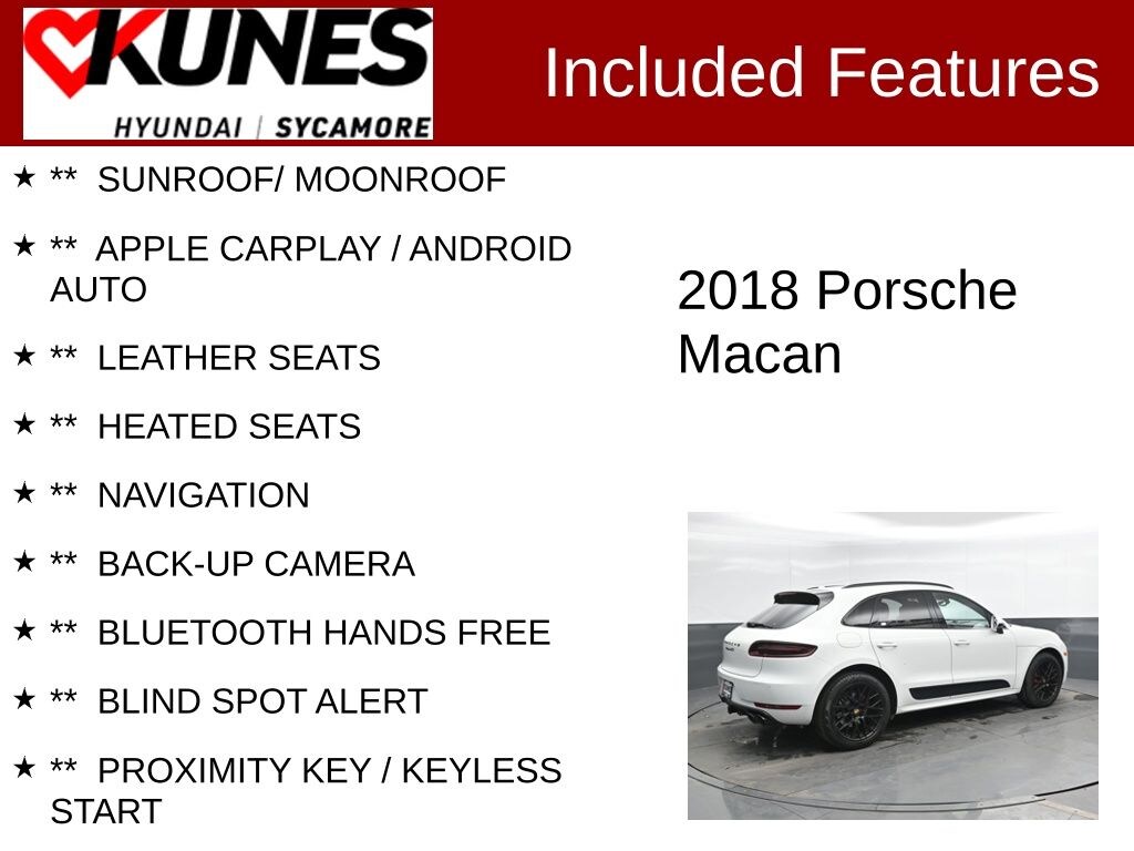 Used 2018 Porsche Macan GTS SUV