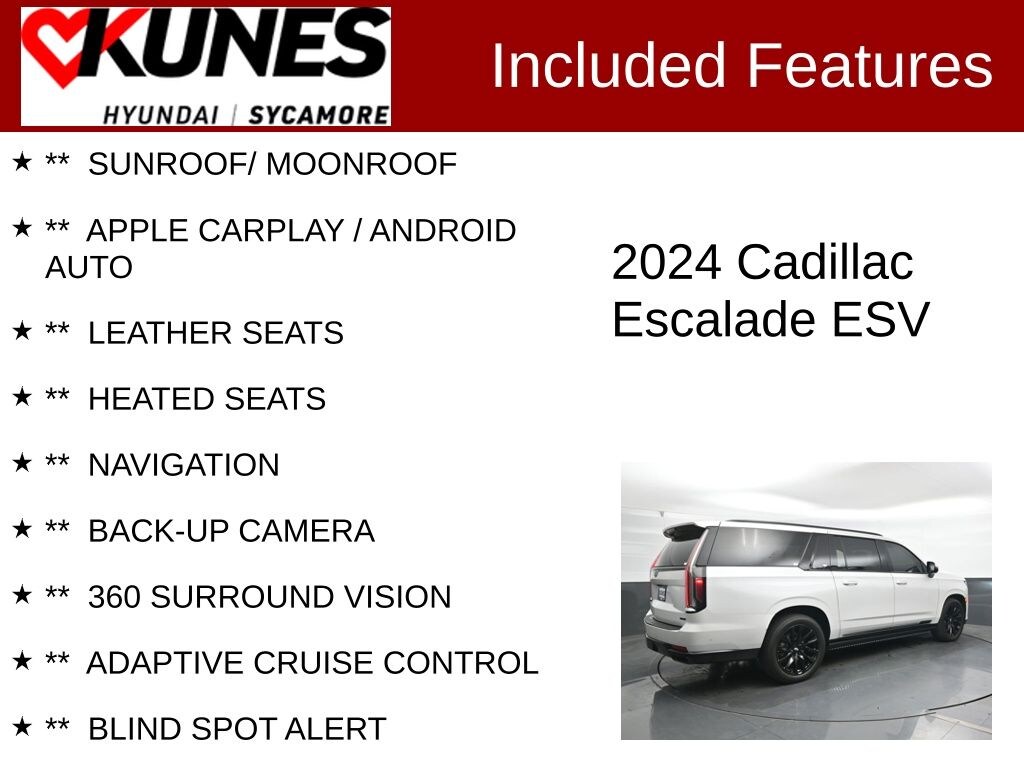 Used 2024 CADILLAC Escalade ESV Sport Platinum SUV