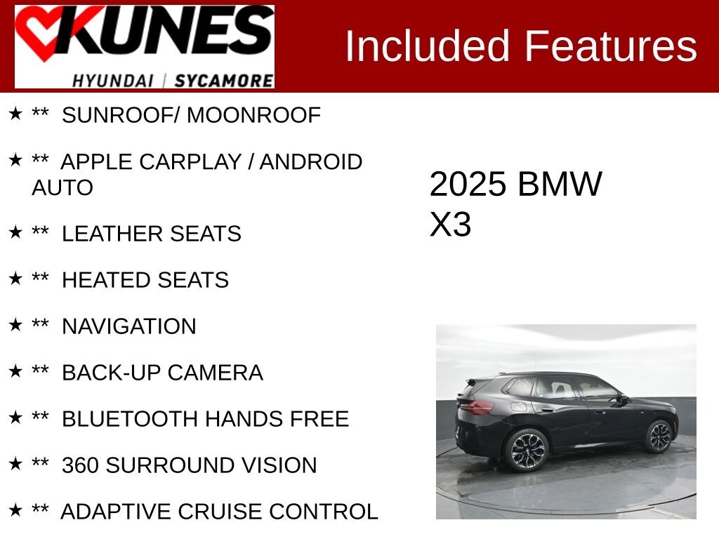 Used 2025 BMW X3 M50 xDrive SUV