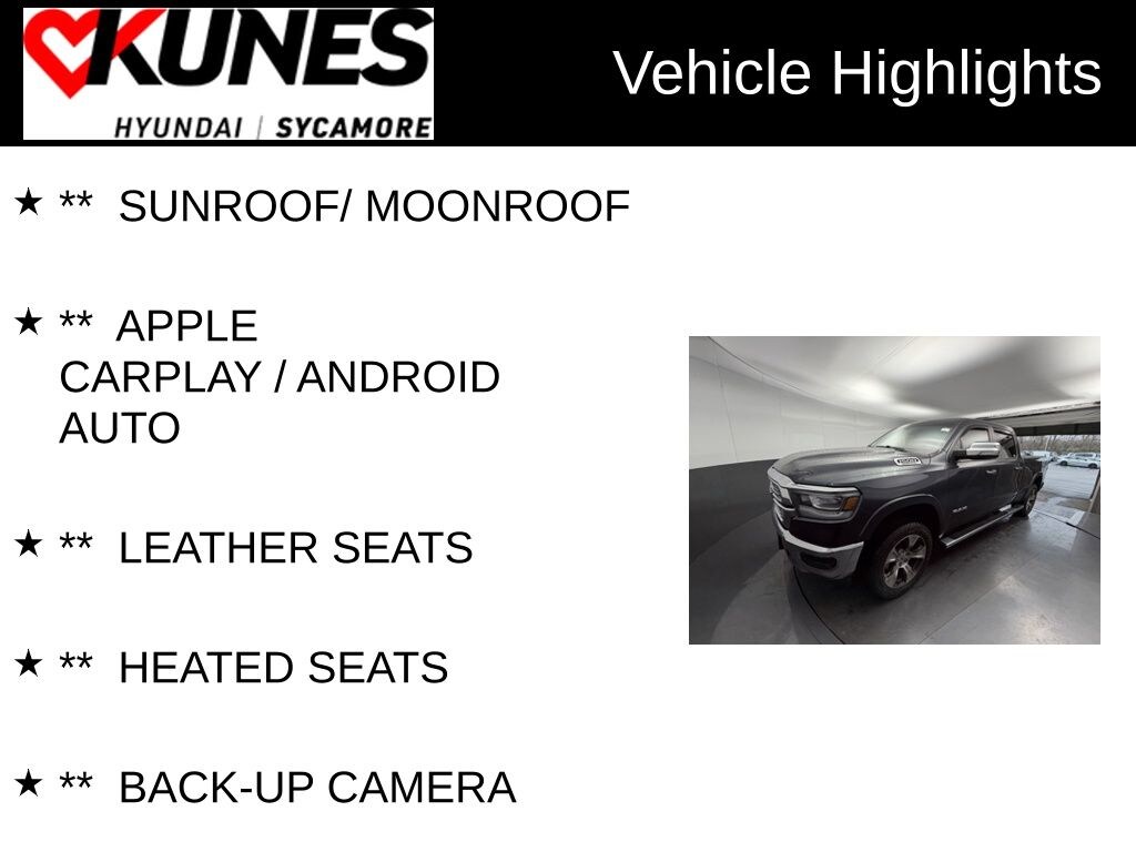 Used 2019 Ram 1500 Laramie Truck Crew Cab