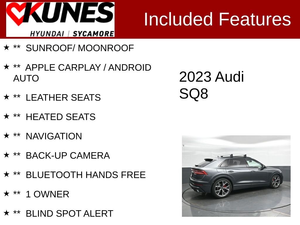 Used 2023 Audi SQ8 4.0T Premium Plus SUV