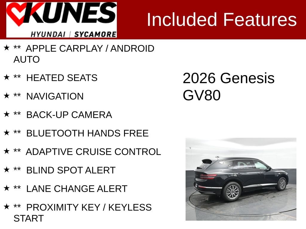 Used 2026 Genesis GV80 2.5T SUV