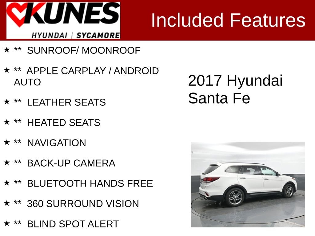 Used 2017 Hyundai Santa Fe SE Ultimate SUV