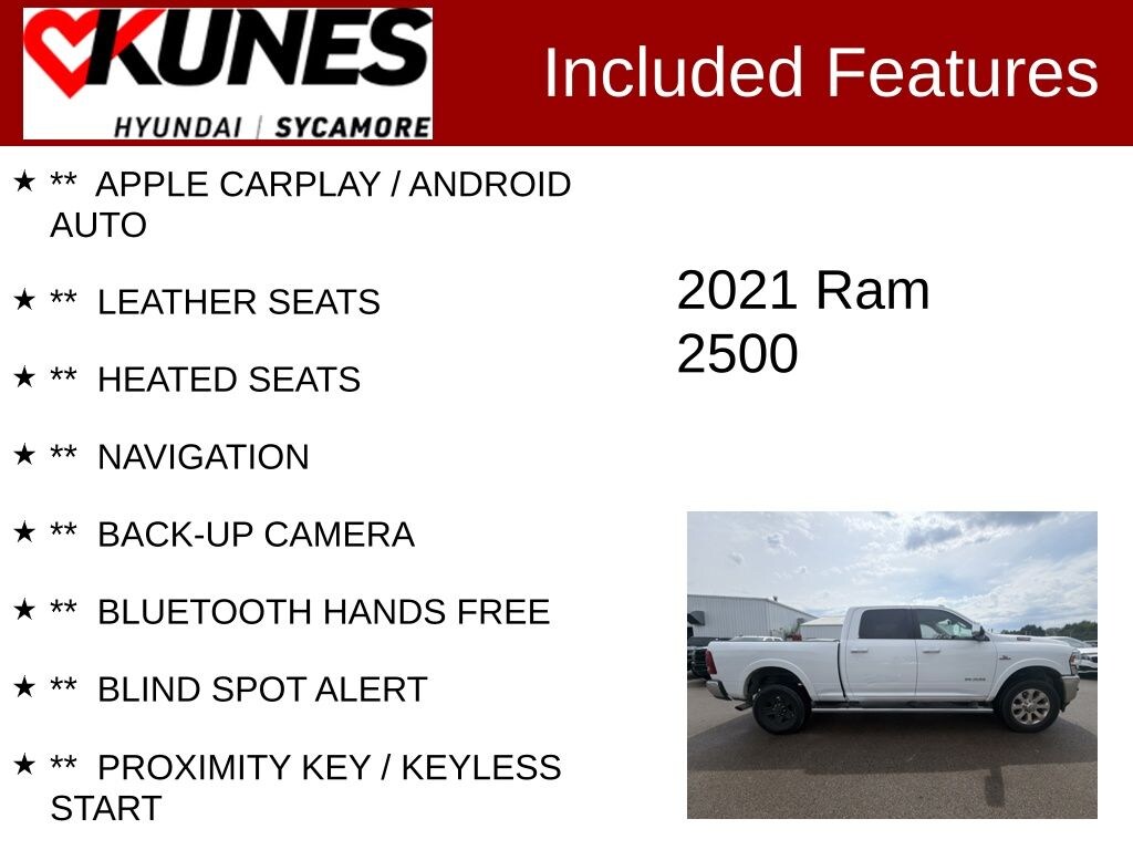 Used 2021 Ram 2500 Laramie Truck Crew Cab