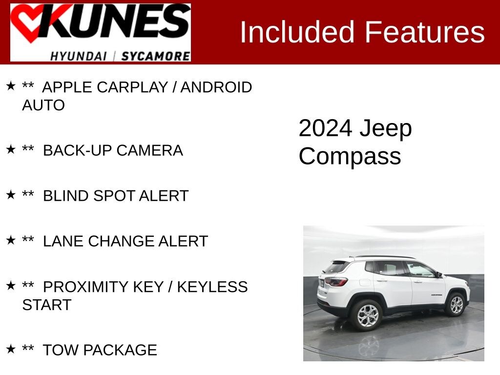 Used 2024 Jeep Compass Latitude SUV