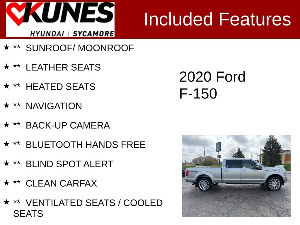 Used 2020 Ford F-150 Truck SuperCrew Cab