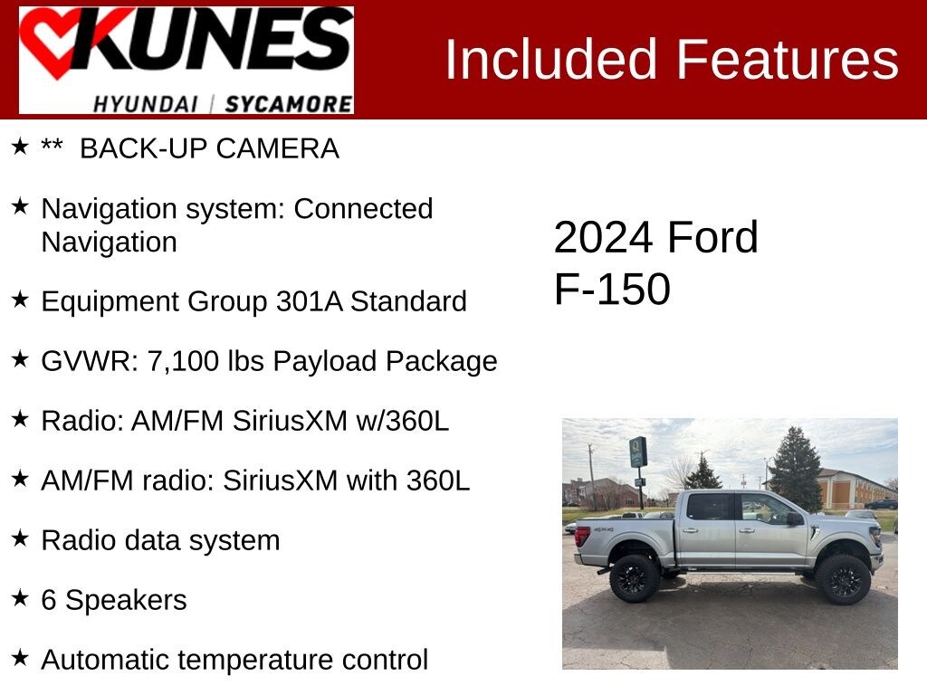 Used 2024 Ford F-150 XLT Truck SuperCrew Cab