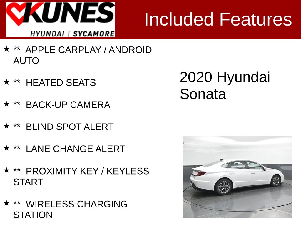 Used 2020 Hyundai Sonata SEL Sedan