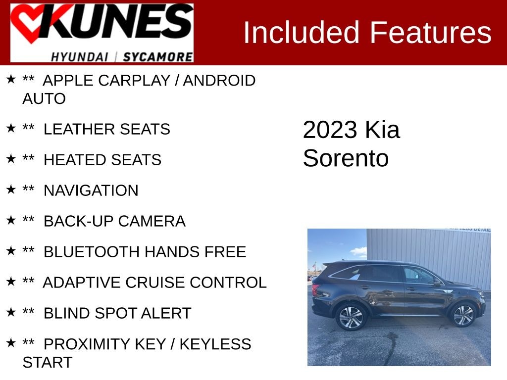 Used 2023 Kia Sorento Hybrid EX SUV