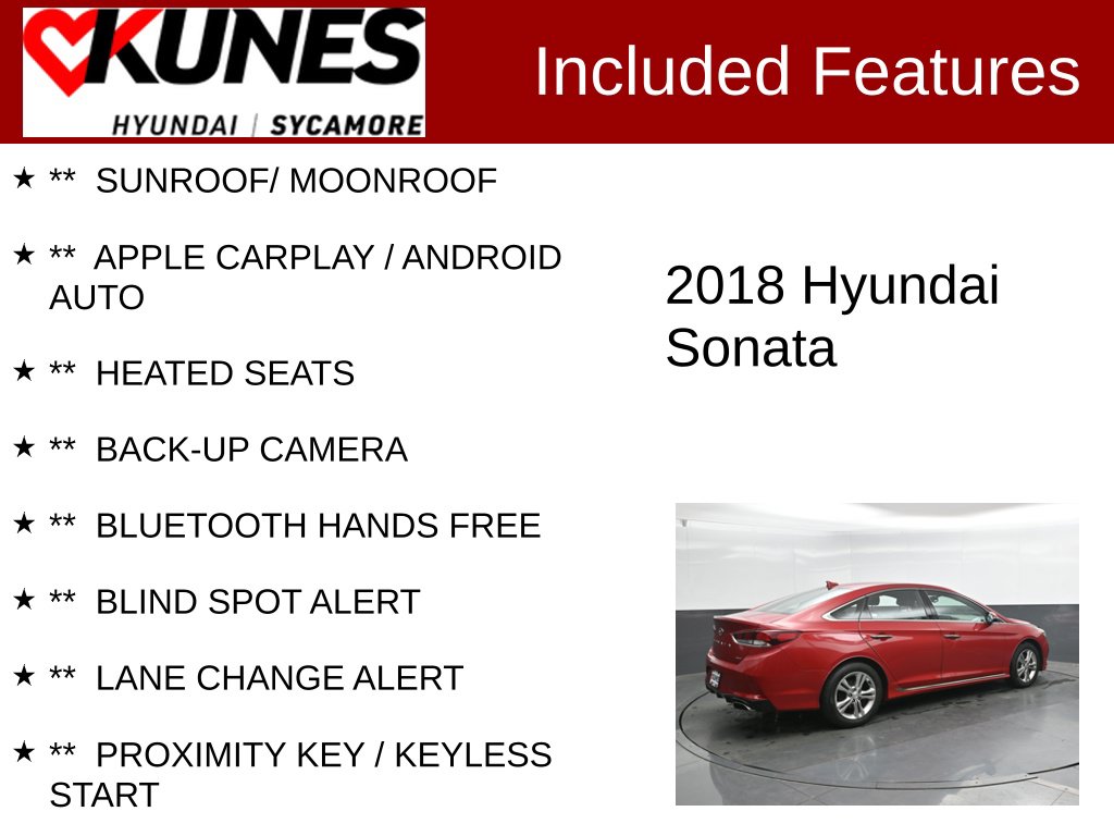Used 2018 Hyundai Sonata Sport Sedan