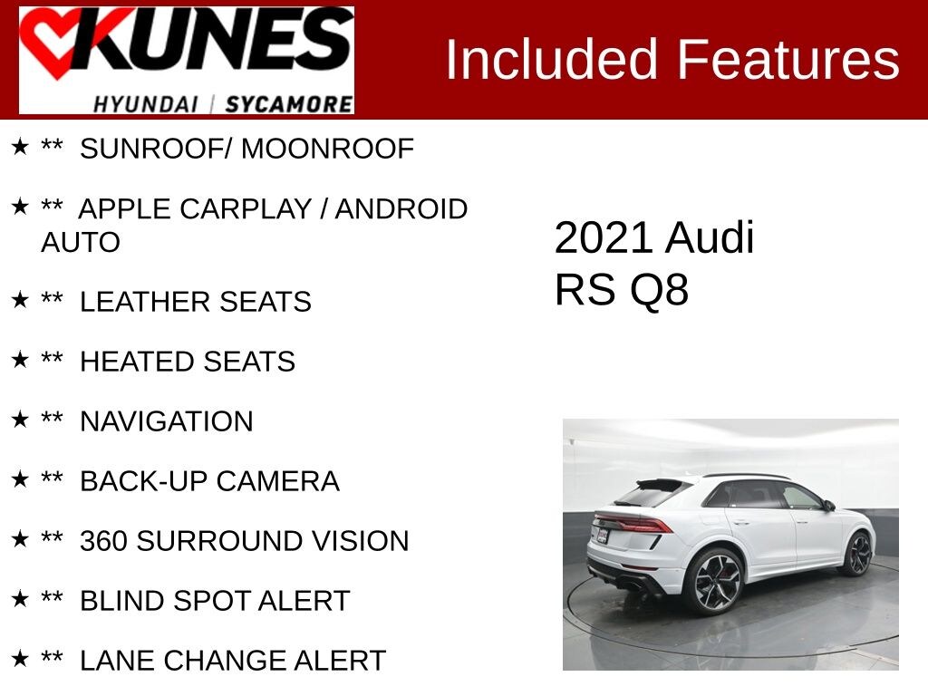 Used 2021 Audi RS Q8 4.0T SUV