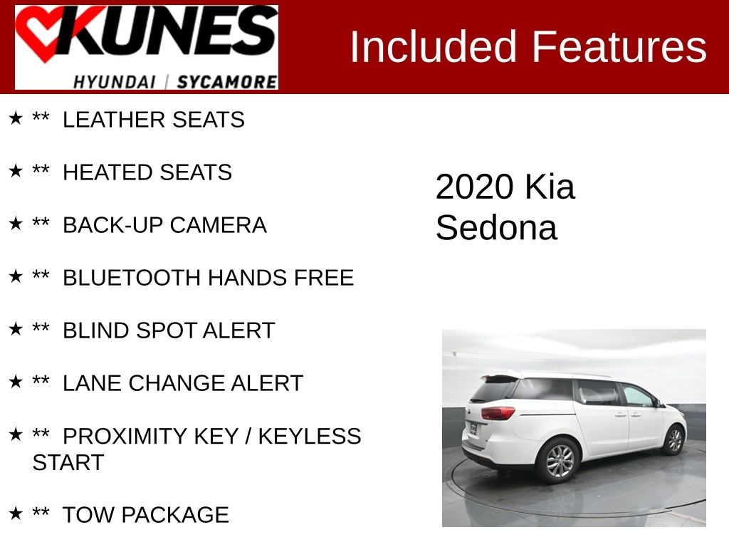 Used 2020 Kia Sedona EX Van