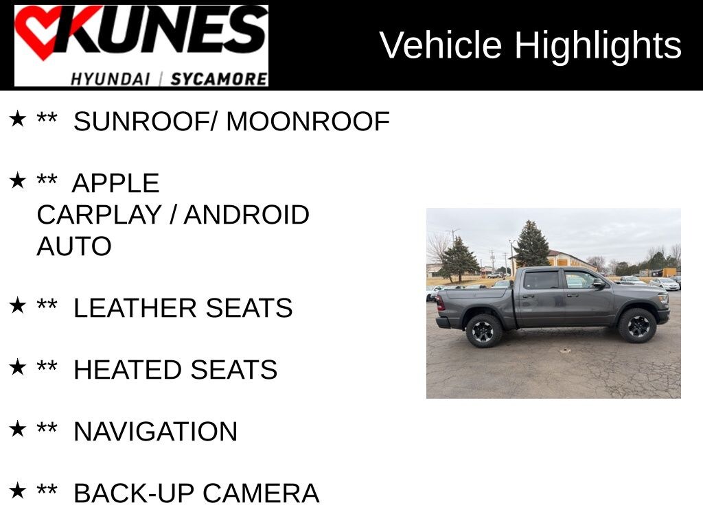 Used 2020 Ram 1500 Rebel Truck Crew Cab