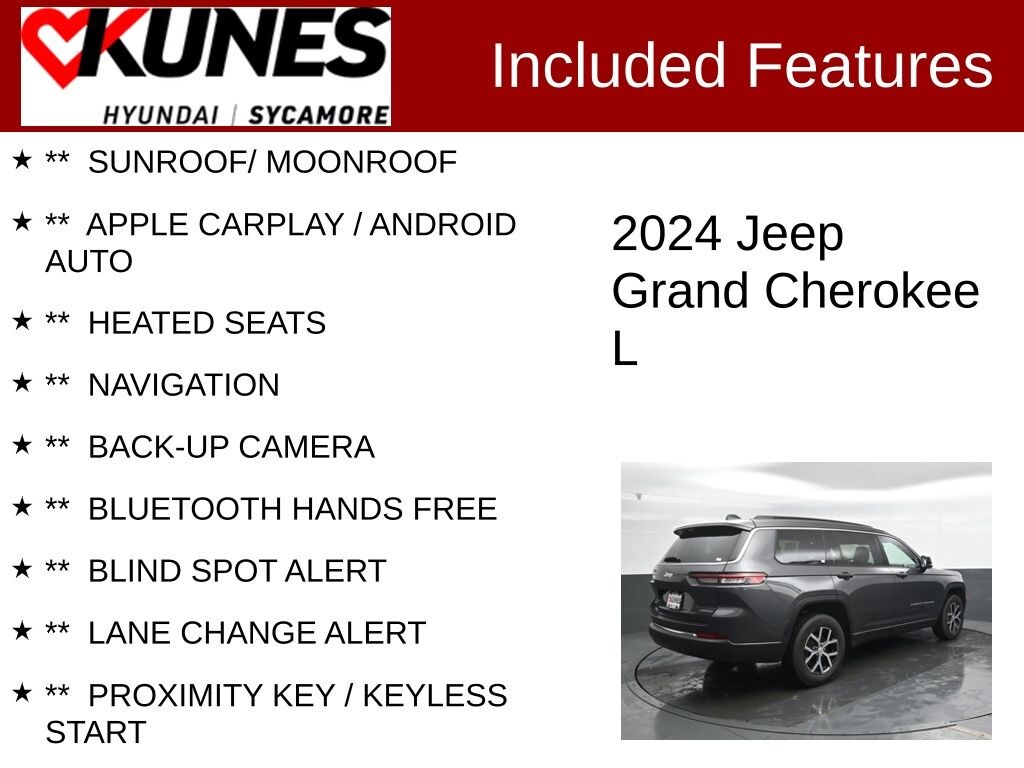 Used 2024 Jeep Grand Cherokee L Limited SUV