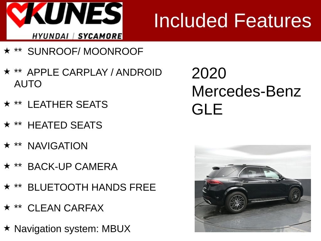 Used 2020 Mercedes-Benz GLE 350 4MATIC SUV