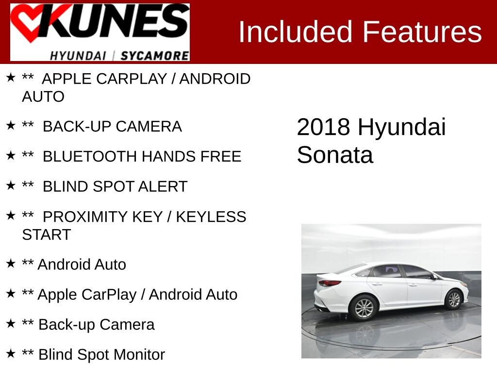 Used 2018 Hyundai Sonata ECO Sedan