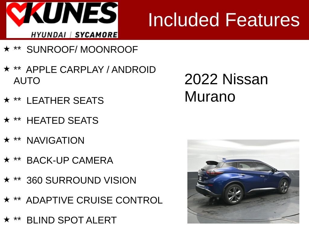 Used 2022 Nissan Murano Platinum SUV