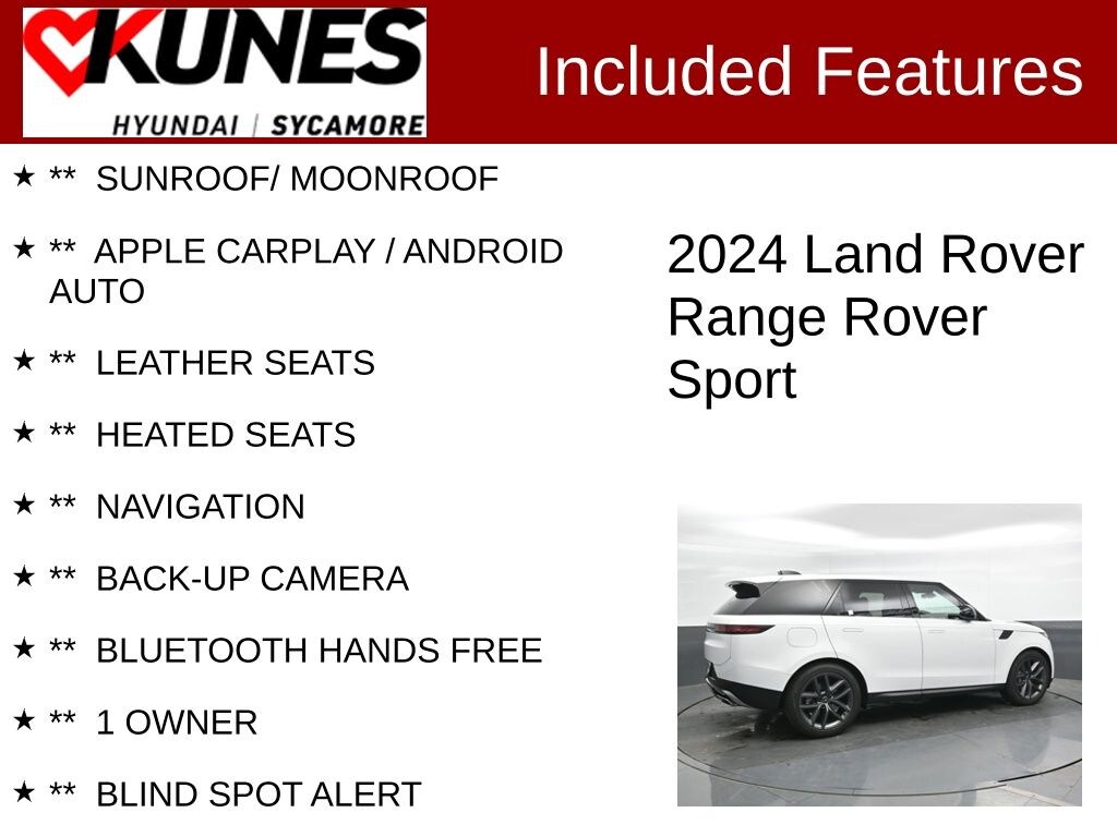 Used 2024 Land Rover Range Rover Sport SE SUV