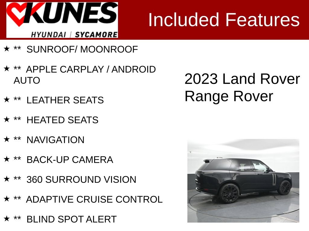 Used 2023 Land Rover Range Rover P400 SE SUV