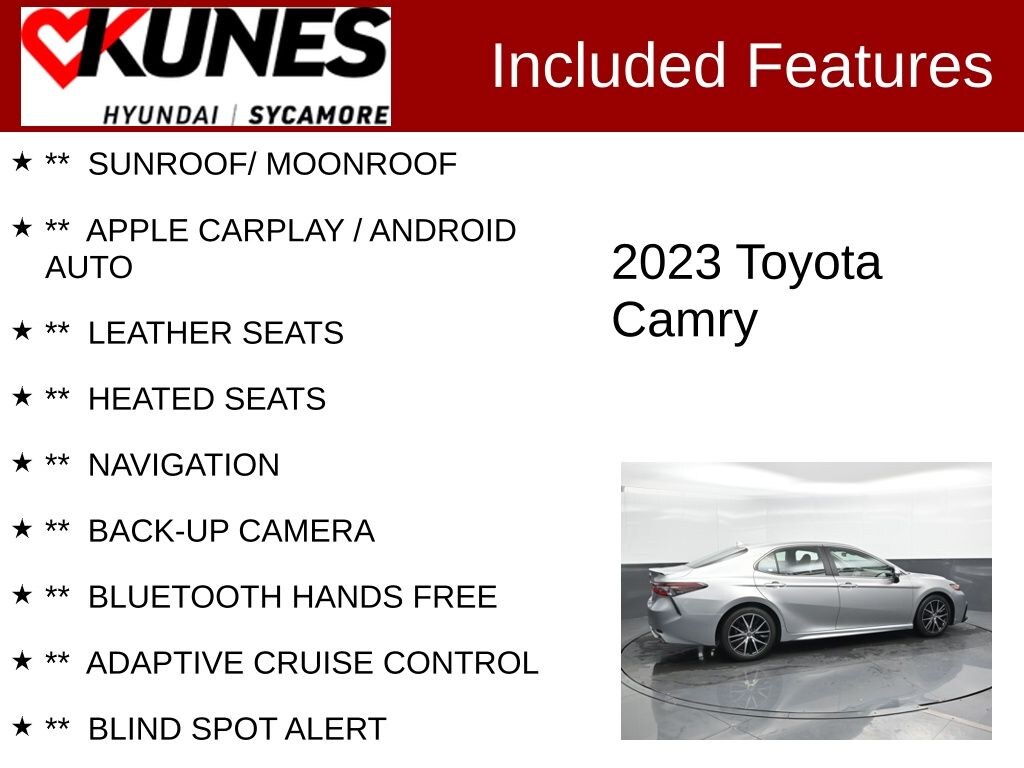 Used 2023 Toyota Camry SE Sedan