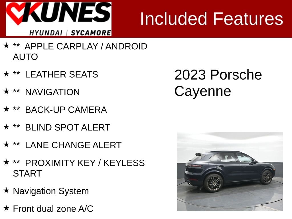 Used 2023 Porsche Cayenne SUV