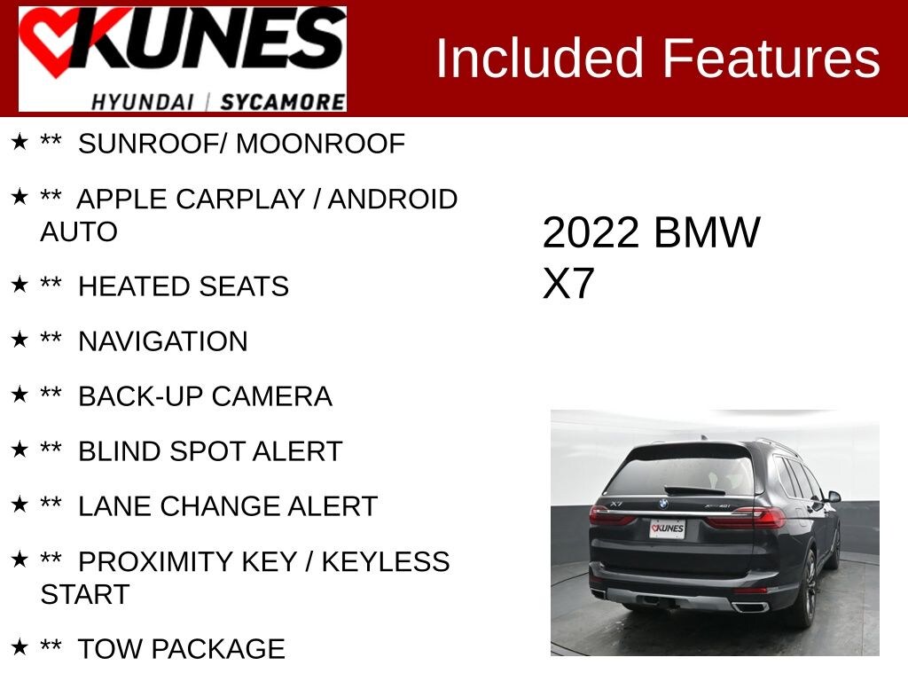 Used 2022 BMW X7 xDrive40i SUV