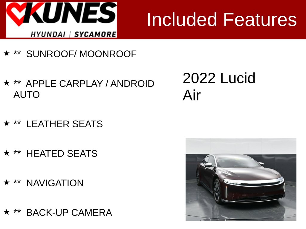 Used 2022 Lucid Air Grand Touring Sedan