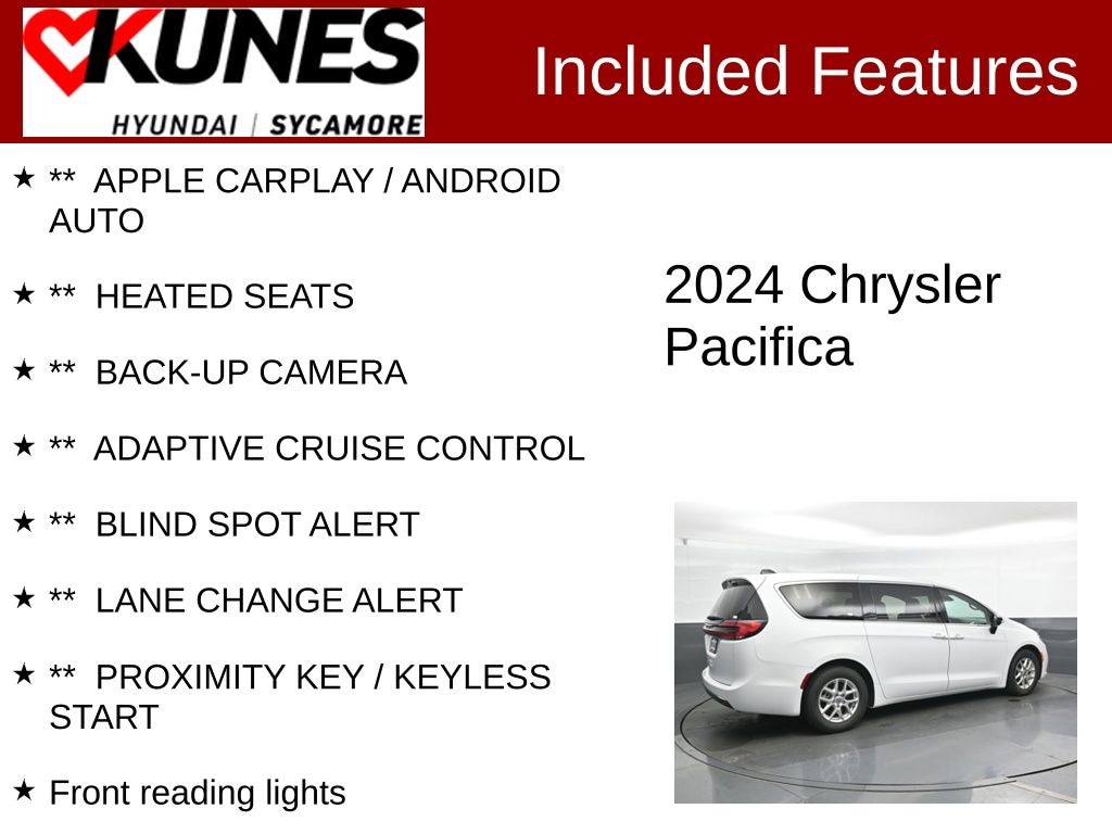Used 2024 Chrysler Pacifica Touring L Van Passenger Van
