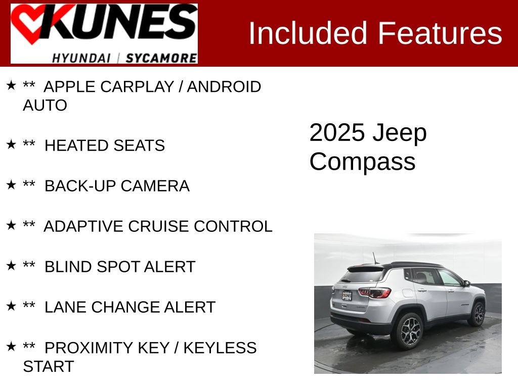 Used 2025 Jeep Compass Limited SUV