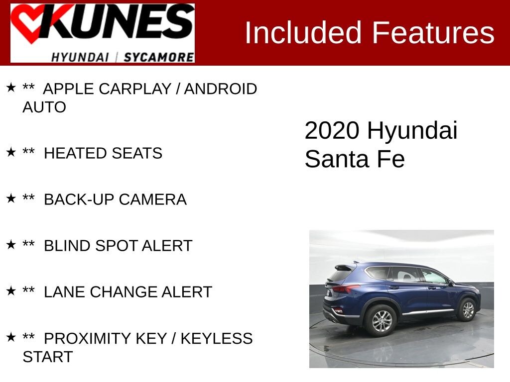 Used 2020 Hyundai Santa Fe SEL 2.4 SUV