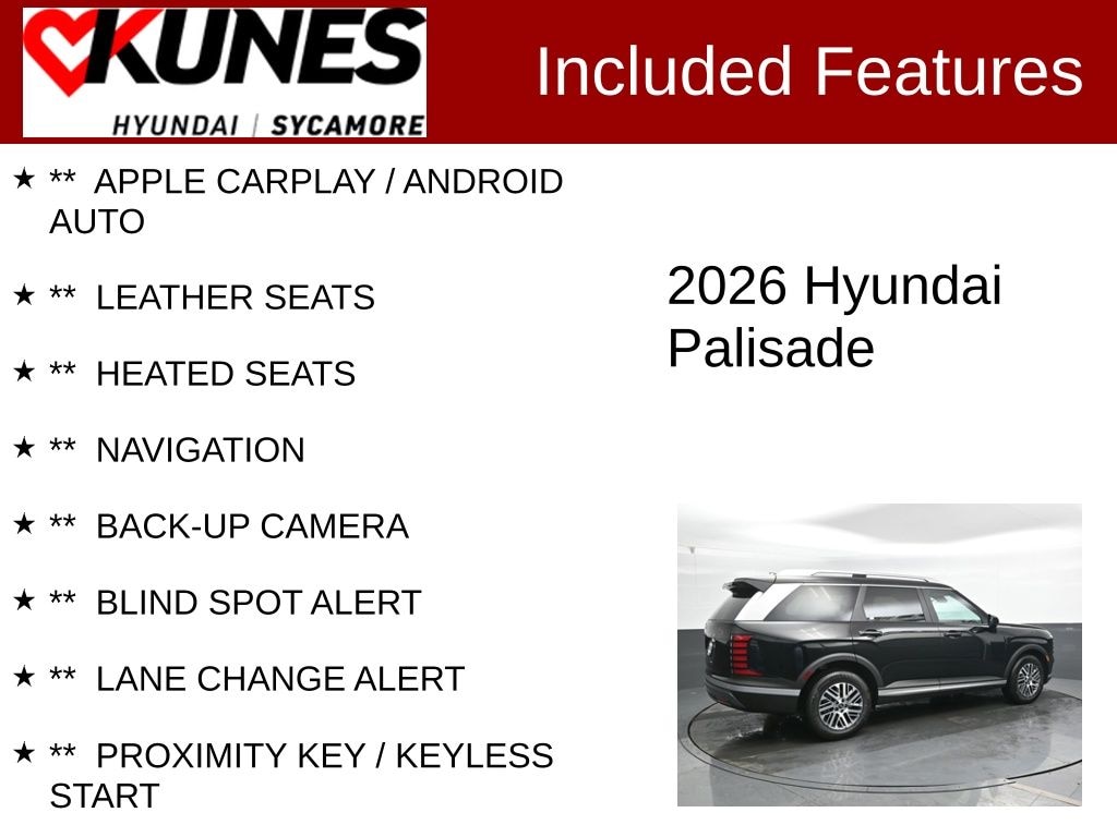 Used 2026 Hyundai Palisade SEL 7P SUV
