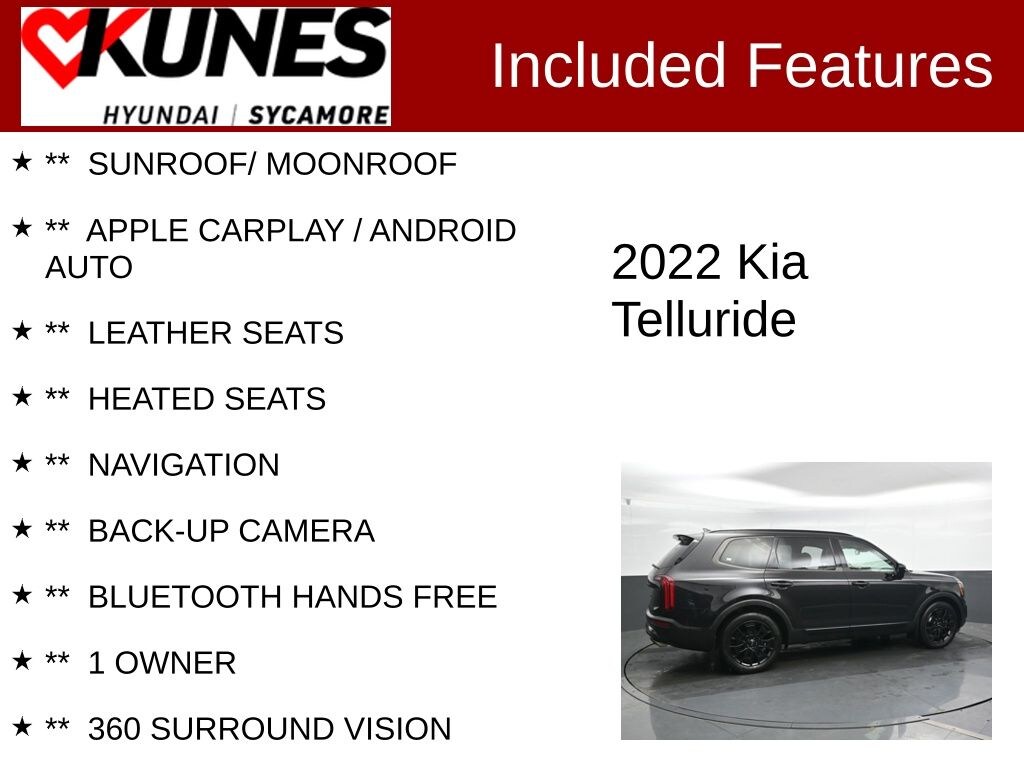 Used 2022 Kia Telluride SX SUV