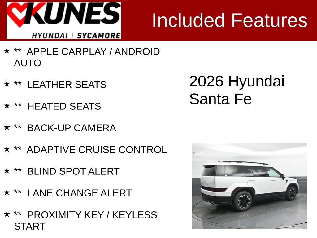 Used 2026 Hyundai Santa Fe SEL SUV