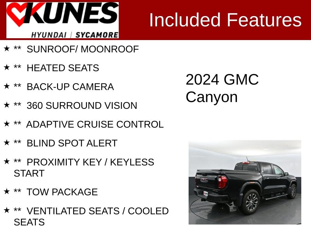 Used 2024 GMC Canyon Denali Truck Crew Cab