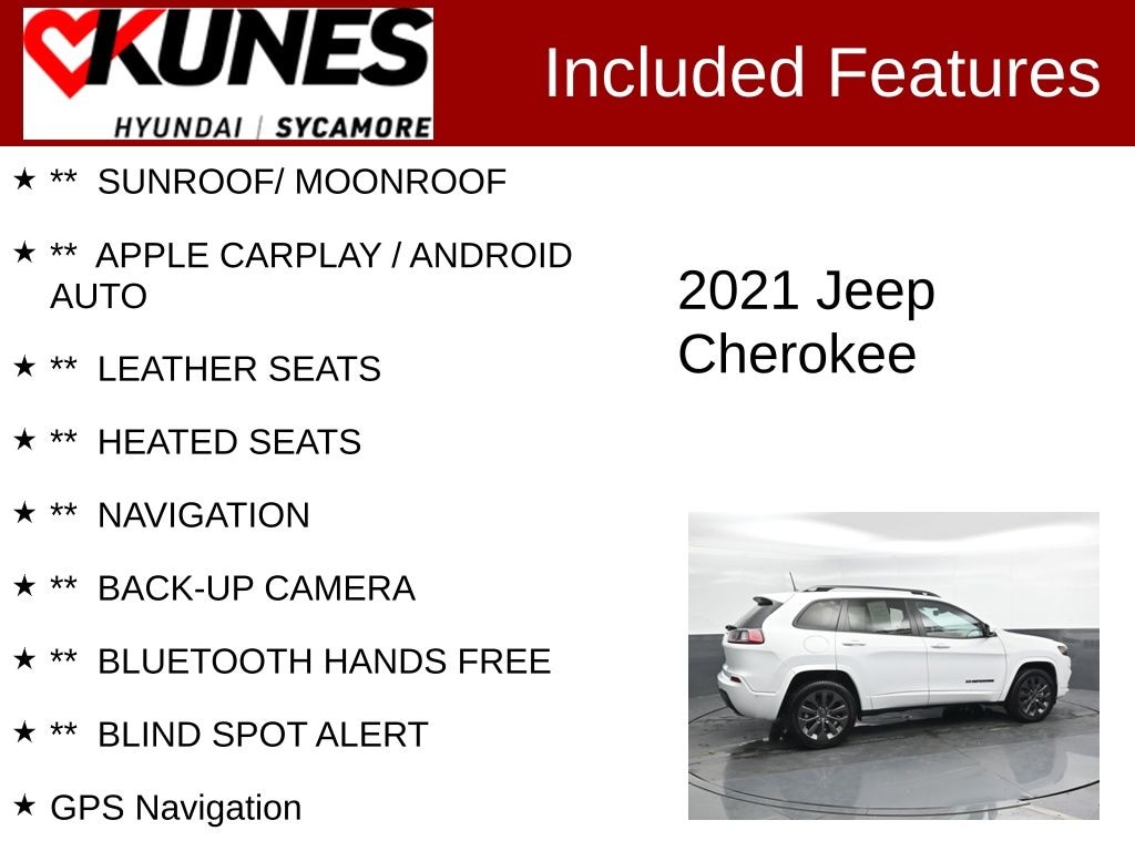 Used 2021 Jeep Cherokee Limited SUV