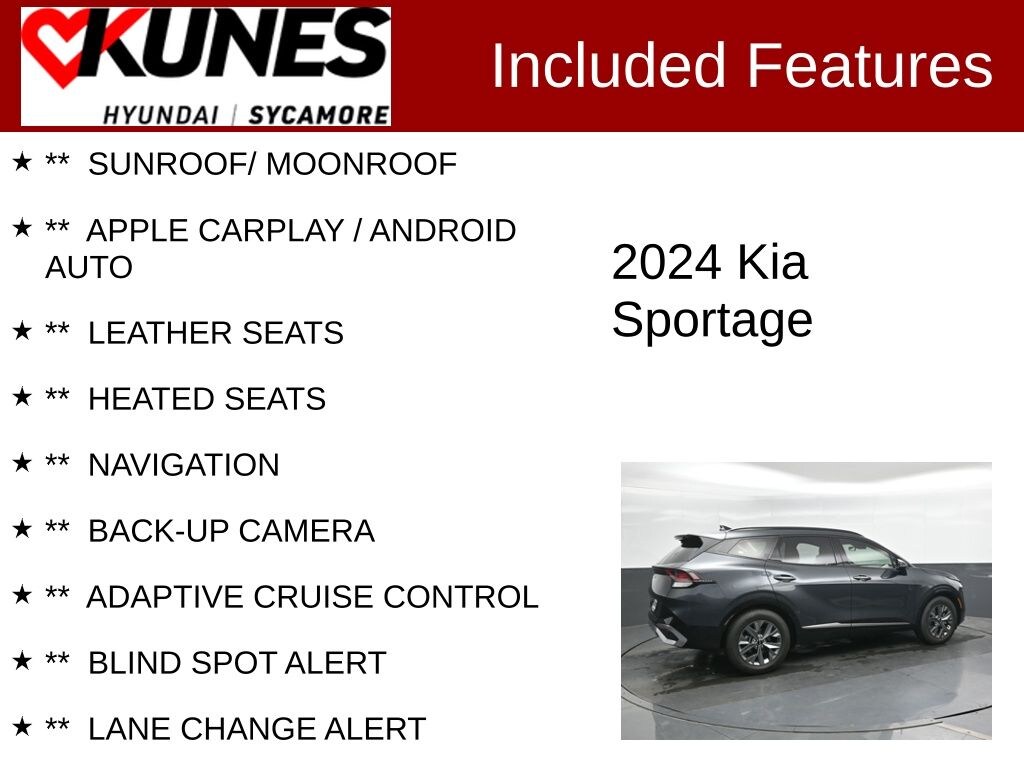 Used 2024 Kia Sportage SX SUV